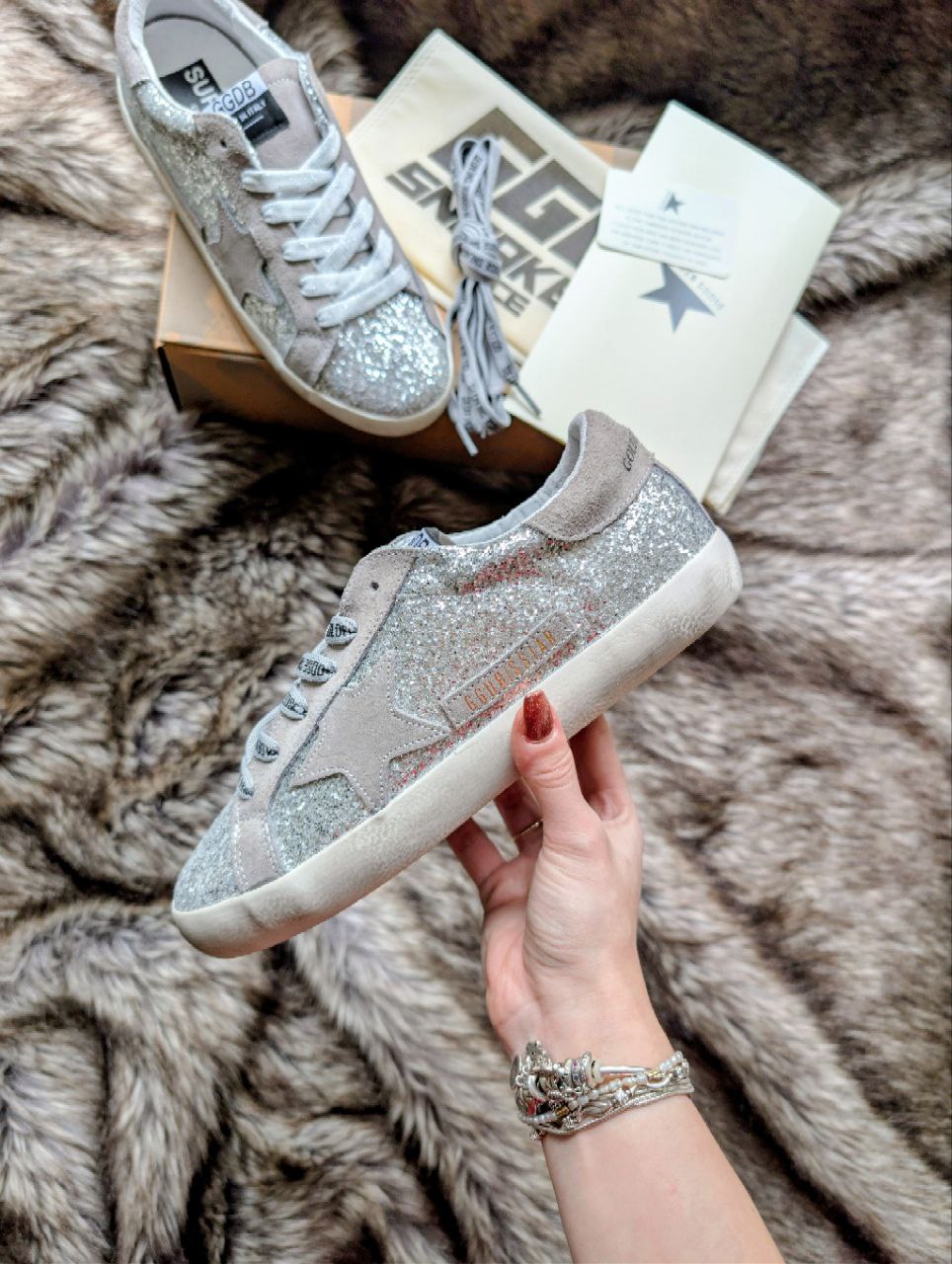 Golden Goose Deluxe Full Glitter