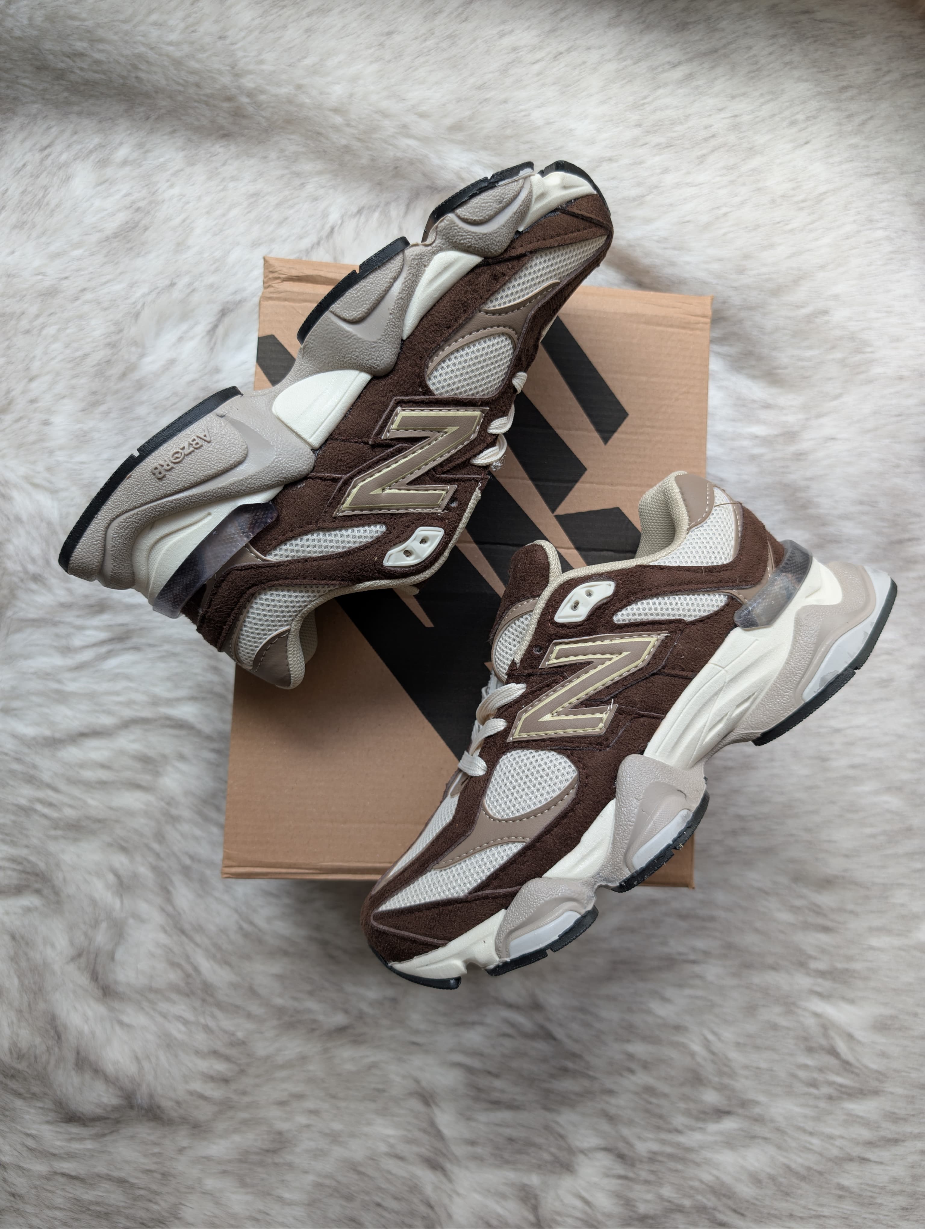 New Balance 9060 Mocha Cream Brown Beige