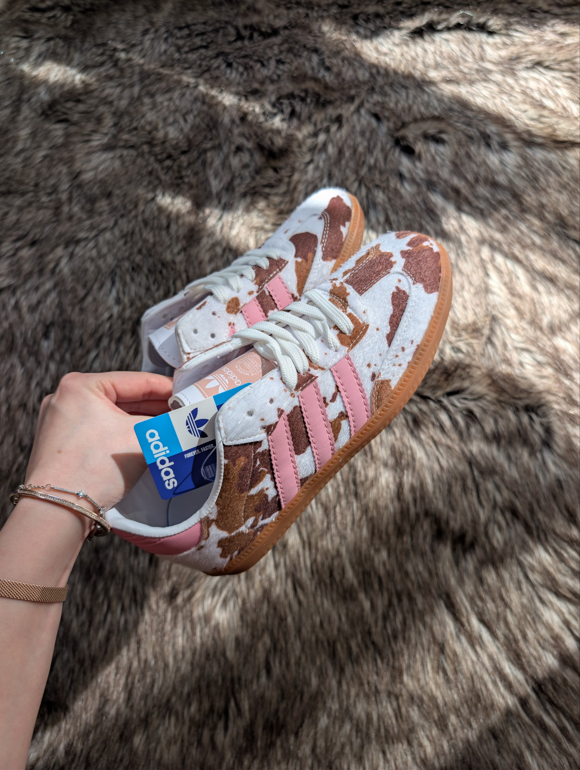 Adidas Samba Cow Print Pink