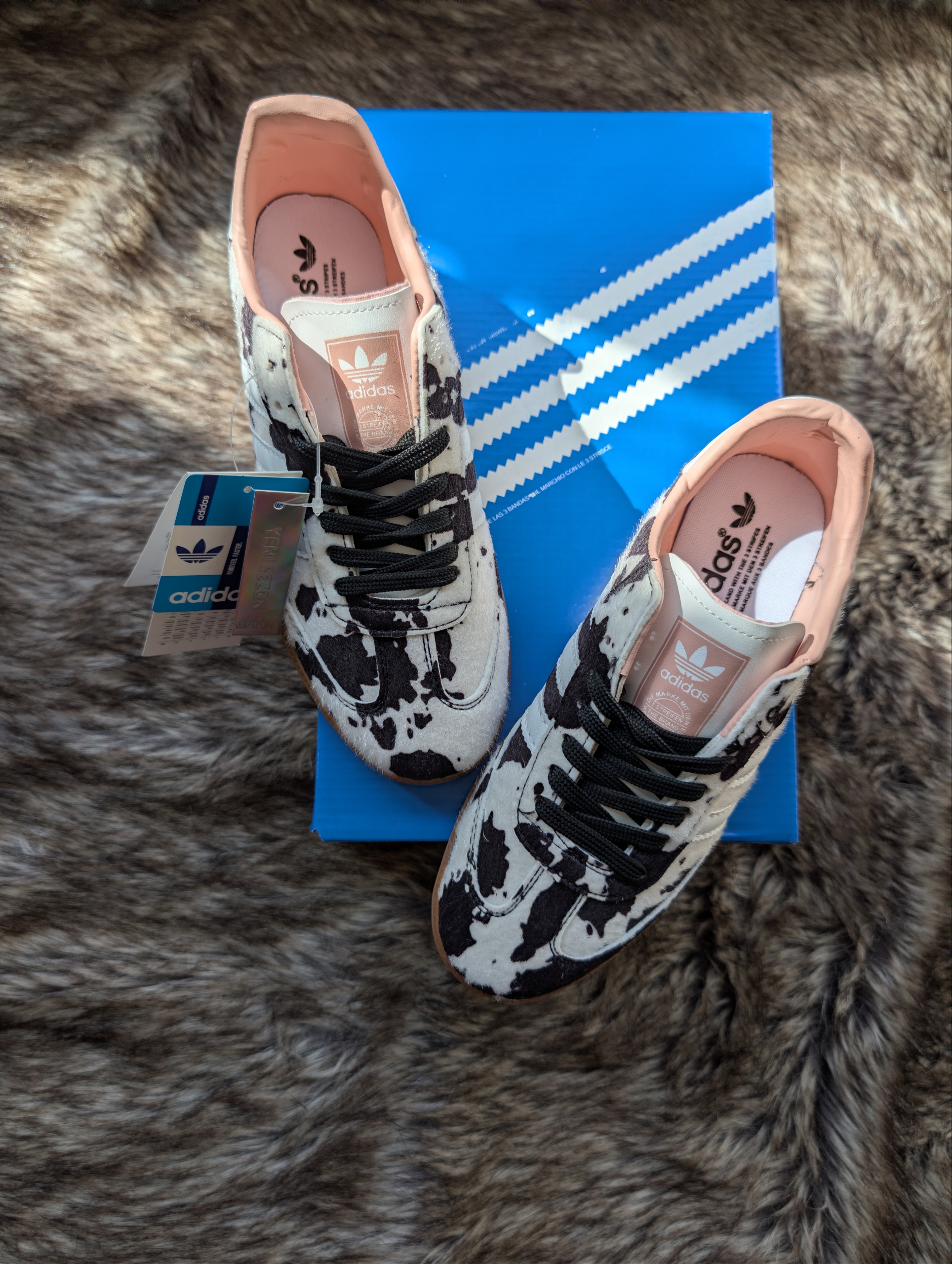 Adidas Samba Cow Print
