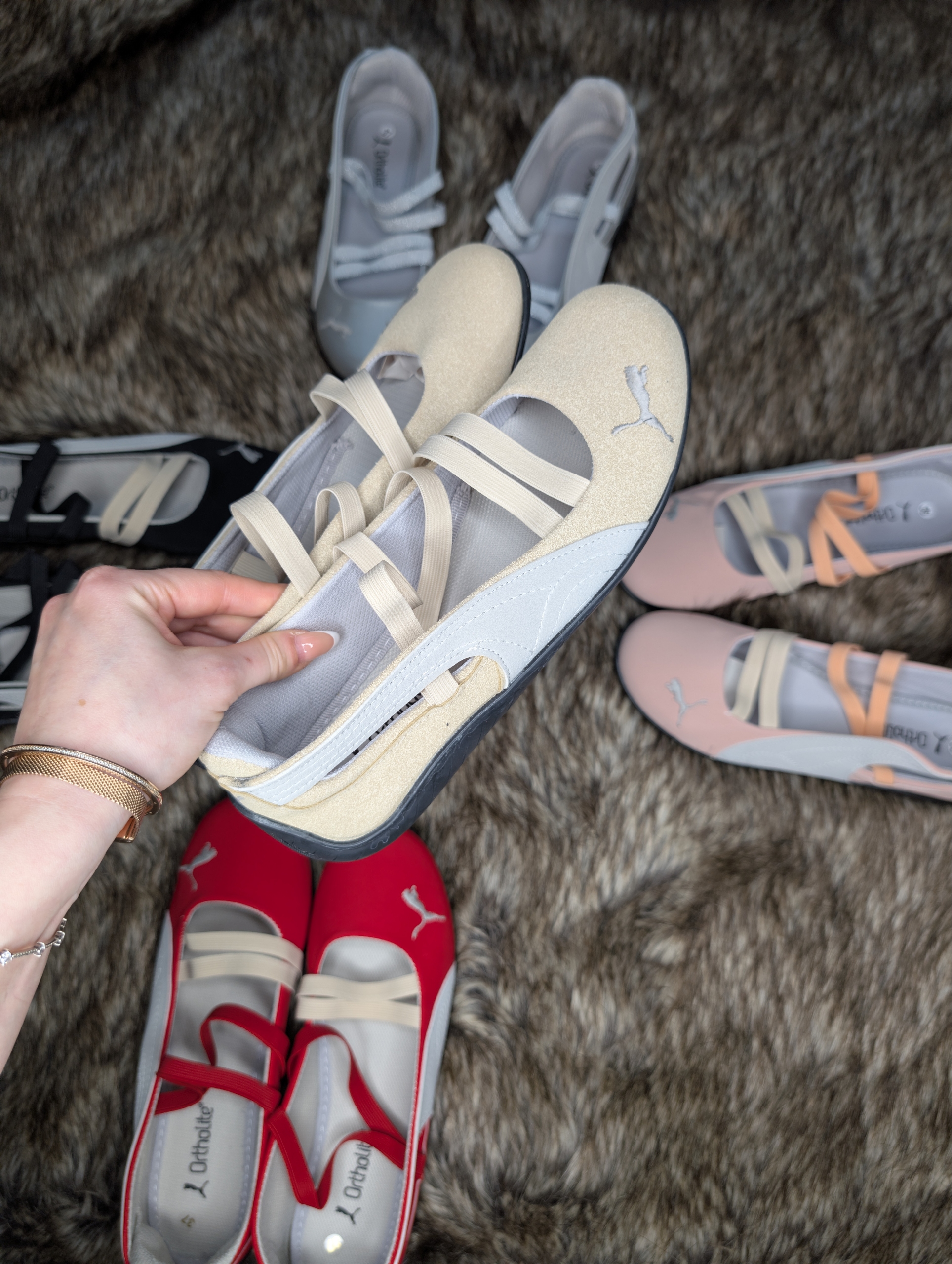 Puma Speedcat Ballet Krem Beyaz