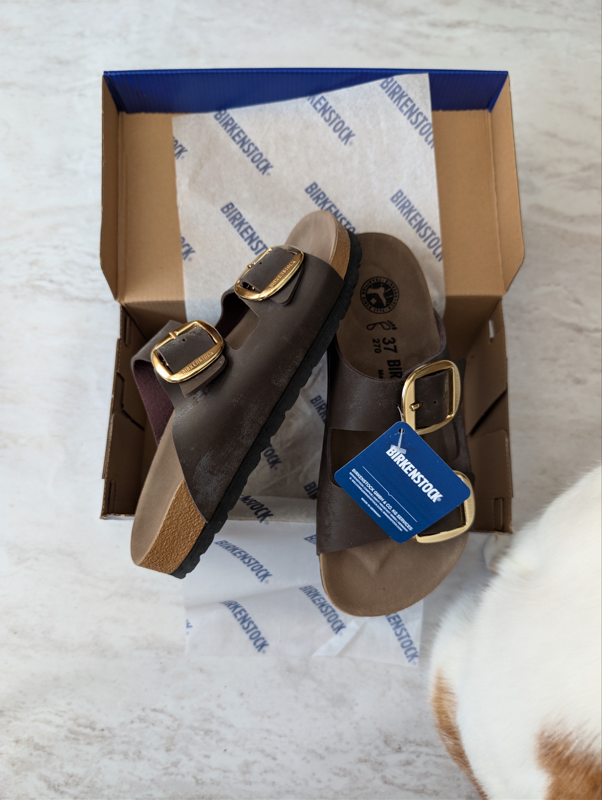 Birkenstock Arizona Büyük Toka Kahve