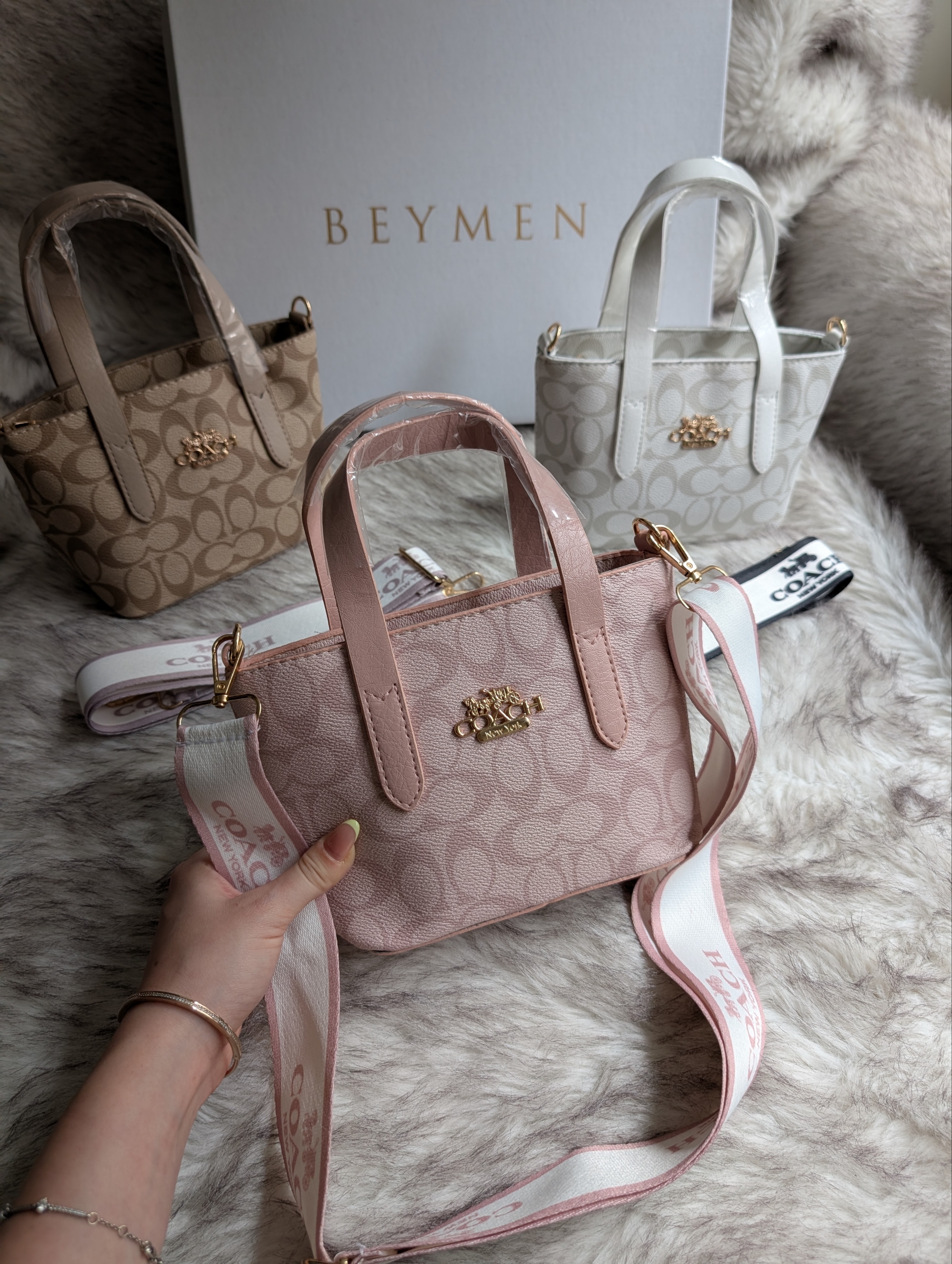 Coach Strap Pembe